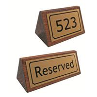 Wooden Table Numbers